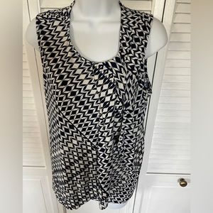 Dressbarn Faux Wrap Top Size XL